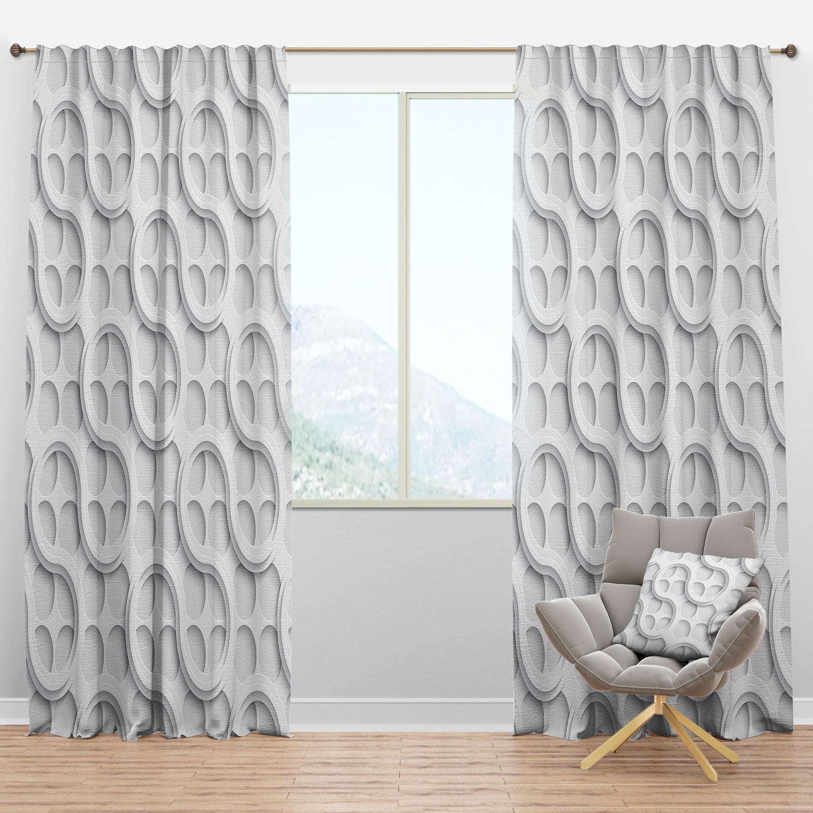 Lattice - Scandinavian Curtain Panels