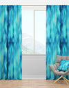 Abstract Geometric Pattern with Rhombus - Modern Curtain Panels