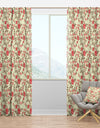 Roses Pattern - Bohemian & Eclectic Curtain Panels