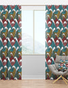 Colorful Waves Pattern - Nautical & Coastal Curtain Panels