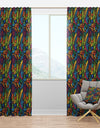 Multicolor Mosaic Pattern - Bohemian & Eclectic Curtain Panels