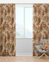 Autumn Pattern - Bohemian & Eclectic Curtain Panels