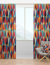 Circles and Triangles - Modern Curtain Panels