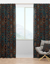 Ethnic Geometric Pattern - Bohemian & Eclectic Curtain Panels