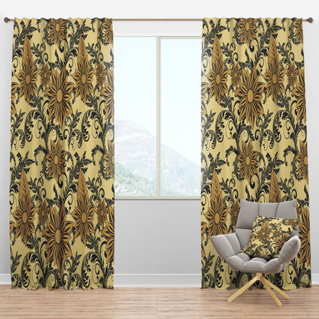 Floral - Bohemian & Eclectic Curtain Panels