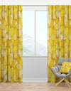 Hand-Drawn Pattern with Waves - Bohemian & Eclectic Curtain Panels