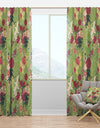 Oriental Silk Pattern - Asian Curtain Panels