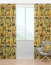 Ethnic African Texture - Tropical Curtain Panels