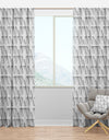 Abstract Network - Scandinavian Curtain Panels