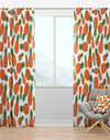 Pineapples Fruit Pattern - Tropical Curtain Panels