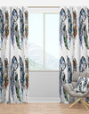 Feathers - Southwestern Curtain Panels