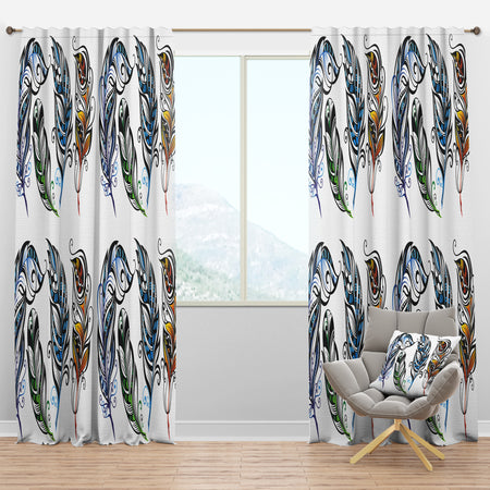 Feathers - Southwestern Curtain Panels