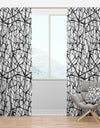 Web Pattern - Modern & Contemporary Curtain Panels