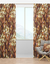 Pattern with Exotic Flowers - Tropical Curtain Panels