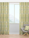 Pattern in Eastern Style - Mid-Century Modern Curtain Panels