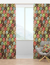 Donuts Pattern - Modern Curtain Panels