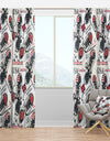 Uk Londen Usa New York Sneakers - Modern & Contemporary Curtain Panels