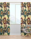 Floral Paisley Ethnic - Bohemian & Eclectic Curtain Panels