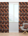 Champignons Pattern - Modern & Contemporary Curtain Panels