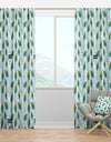 Peacock Feather - Modern & Contemporary Curtain Panels