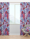 Gentle Retro Summer Floral Pattern - Eclectic Curtain Panels