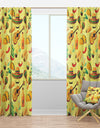 Mexican Music Pattern - Tropical Curtain Panels