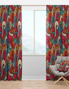 Color Waves Pattern - Nautical & Coastal Curtain Panels