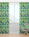 Texture with Leaf - Modern & Contemporary Curtain Panels