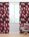 Colorful Flamingo - Tropical Curtain Panels