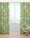 Pattern with Tree Rings - Bohemian & Eclectic Curtain Panels