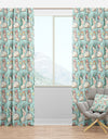 Pattern with Cute Unicorns and Clouds - Modern Curtain Panels