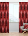 Luxury Classic Red Leather - Modern & Contemporary Curtain Panels