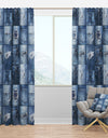 Blue Jeans Close-ups - Modern & Contemporary Curtain Panels