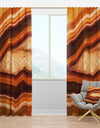 Orange Geode Chrystal - Traditional Curtain Panels