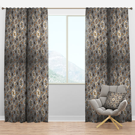 Arabic Mosaic Ceiling - Modern & Contemporary Curtain Panels
