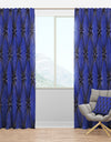 Blue Leather Upholstery - Modern & Contemporary Curtain Panels