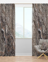 Onyx Travertine Tile - Mid-Century Modern Curtain Panels