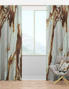 Natural Onyx Texture - Mid-Century Modern Curtain Panels