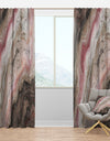 Grey Onyx with Rose Inclusions - Mid-Century Modern Curtain Panels