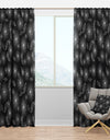 Retro Stylized Flowers - Floral Curtain Panels