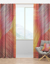 Yellow and Pink Striped Pattern - Modern & Contemporary Curtain Panels