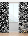 Black and White Tiles - Modern & Contemporary Curtain Panels