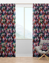 Hawaiian Hibiscus Tropical Flower - Floral Curtain Panels