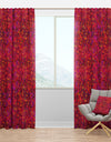 Circular Retro Design III - Mid-Century Modern Curtain Panels