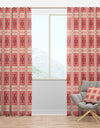 Geometric Retro Design II - Mid-Century Modern Curtain Panels