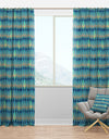 Retro Abstract Design XV - Mid-Century Modern Curtain Panels