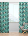 1950 Retro Pattern II - Mid-Century Modern Curtain Panels