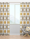 Retro Abstract Design XVIII - Mid-Century Modern Curtain Panels