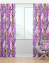 pattern with country roses - Mid-Century Modern Curtain Panels