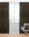 Leopard Fur Safari V - Mid-Century Modern Curtain Panels